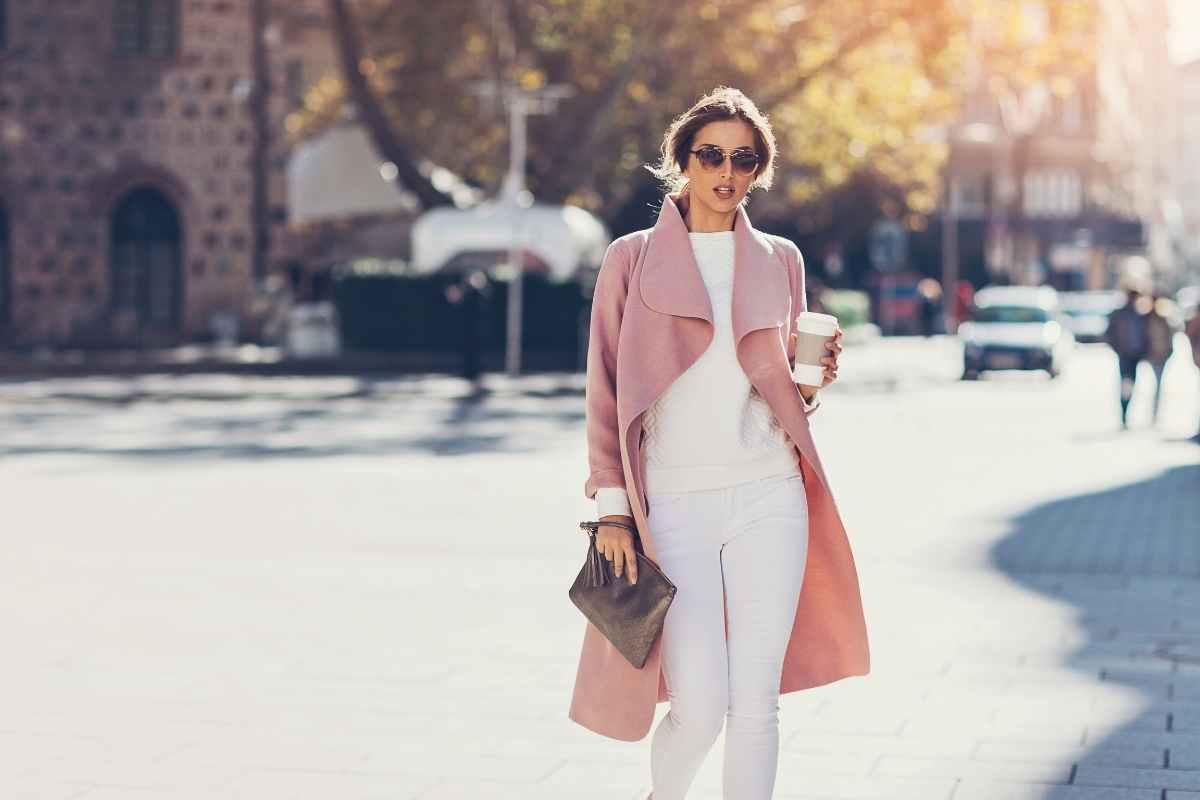 Beautiful young woman outdoors on a sunny day.